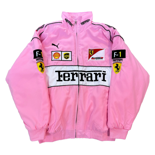 AeroVintage Pink Padded Racing Jacket – Padded edition, view 2