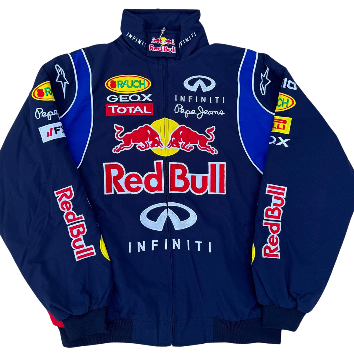 AeroVintage Blue Padded Racing Jacket – Padded edition, view 2