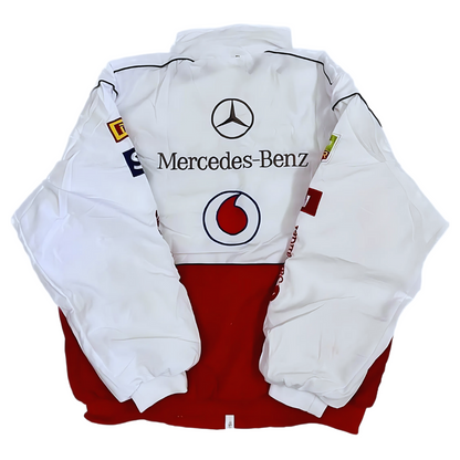 AeroVintage Quilted Padded Racing Jacket – vintage motorsport jacket, view 1