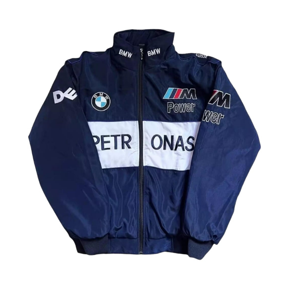 AeroVintage Navy Heritage Racing Jacket – Classic Midnight Stripe edition, view 1