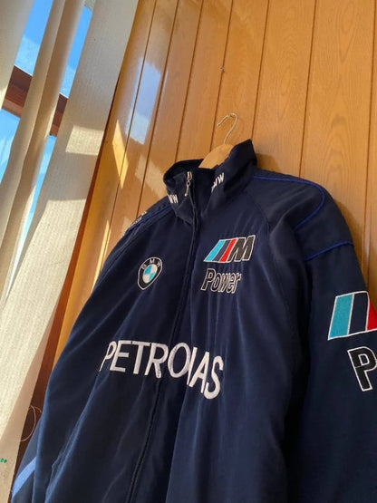 AeroVintage Navy Heritage Racing Jacket – vintage motorsport jacket, view 6
