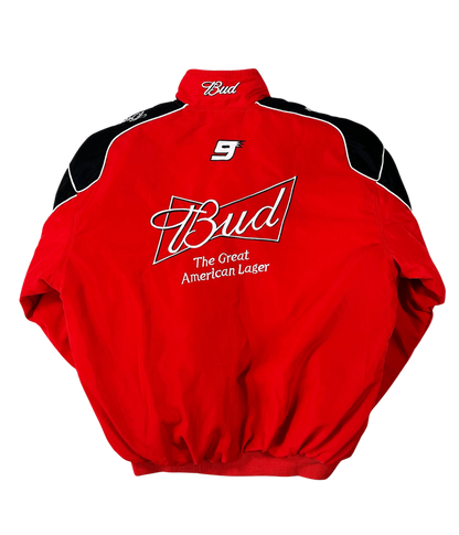 AeroVintage Red Embroidered Racing Jacket – vintage motorsport jacket, view 1