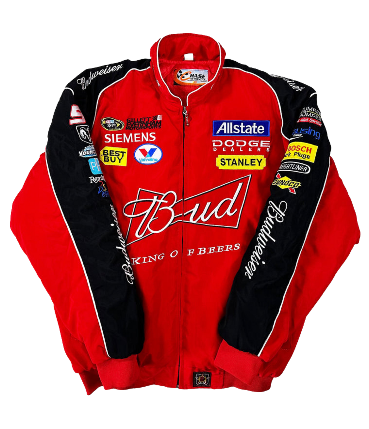 AeroVintage Red Embroidered Racing Jacket – Classic edition, view 2