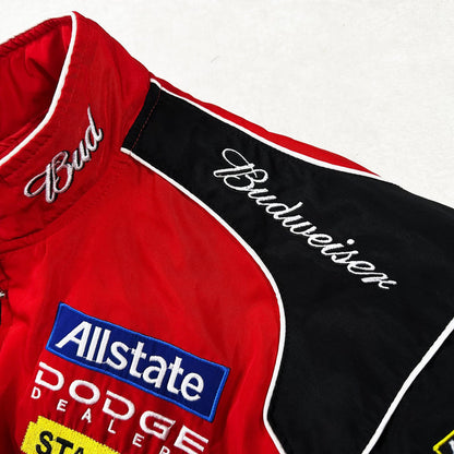 AeroVintage Red Embroidered Racing Jacket – vintage motorsport jacket, view 3