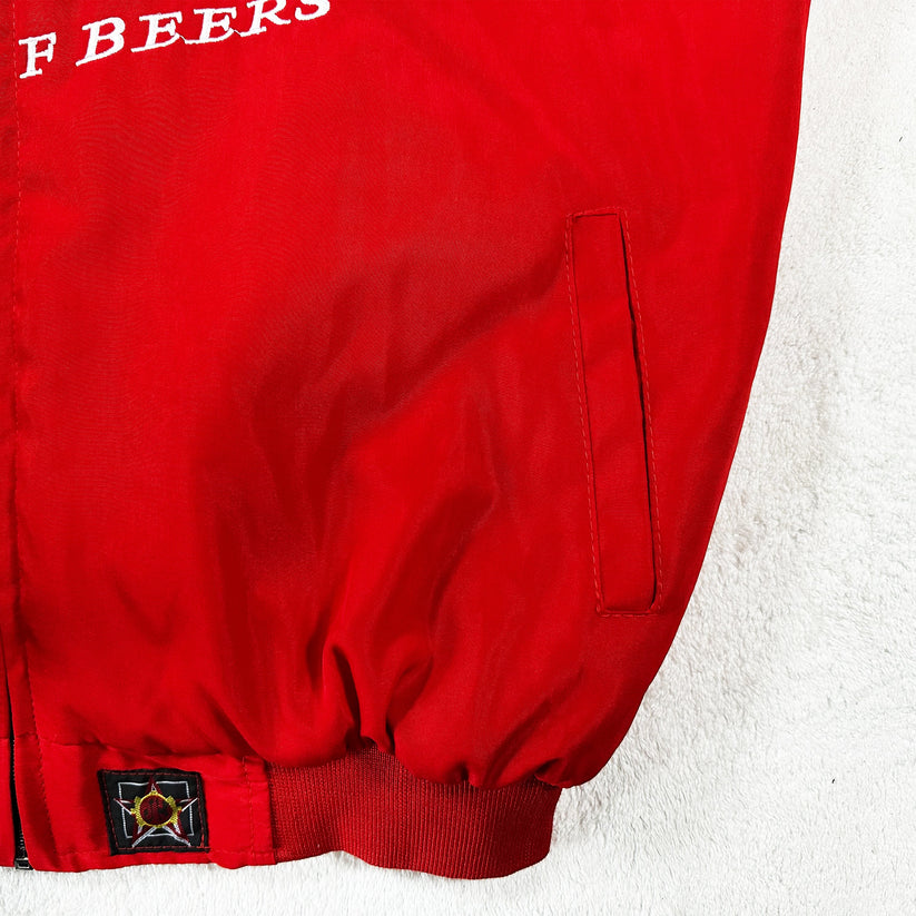 AeroVintage Red Embroidered Racing Jacket – vintage motorsport jacket, view 6