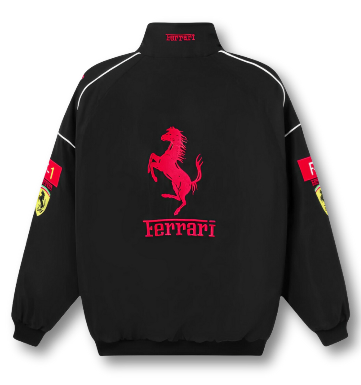 AeroVintage Black Italian Racing Jacket – vintage motorsport jacket, view 1