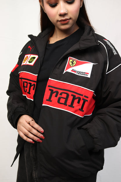 AeroVintage Black Italian Racing Jacket – vintage motorsport jacket, view 3