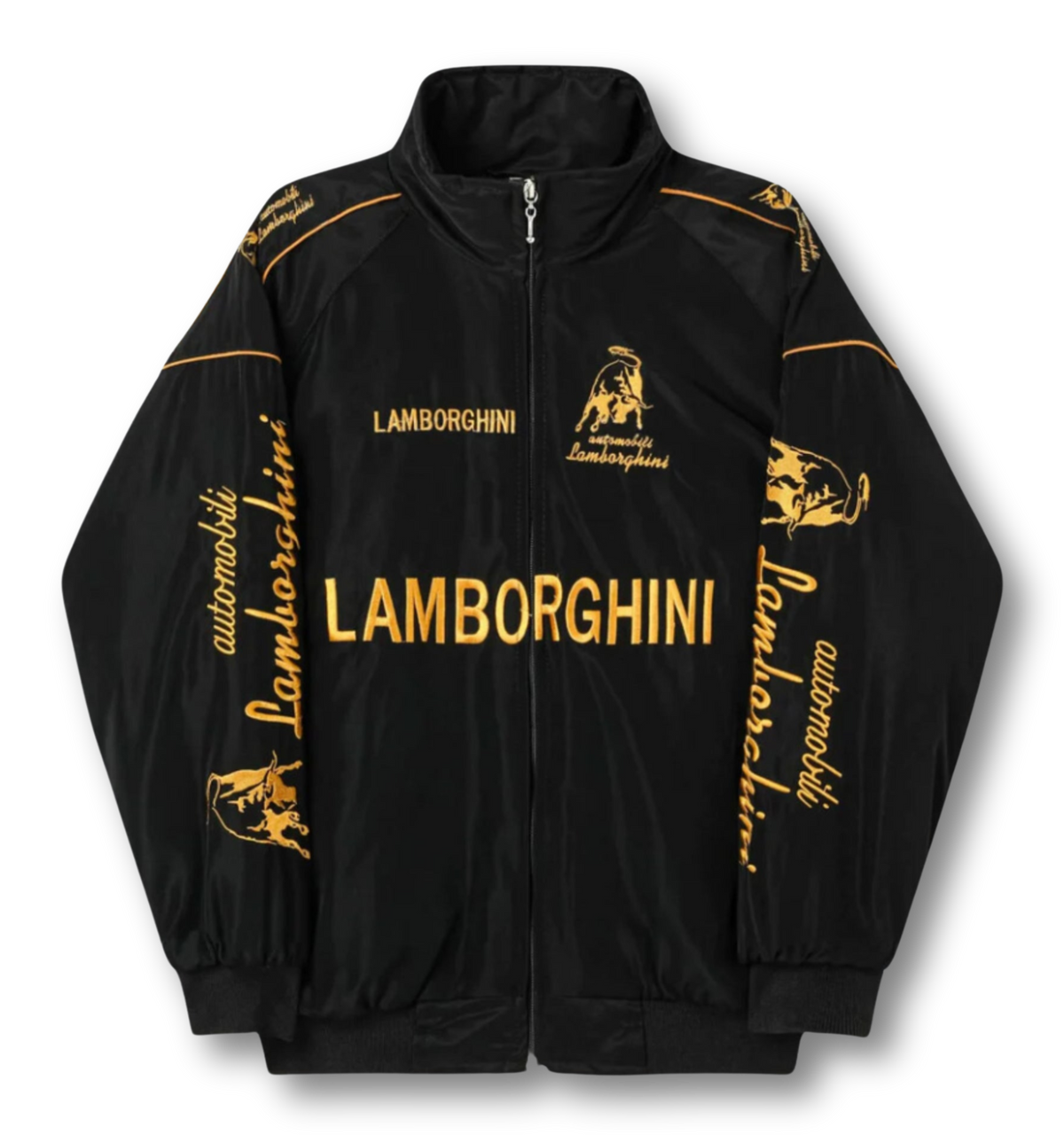 AeroVintage Black & Gold Racing Jacket – Classic edition, view 2