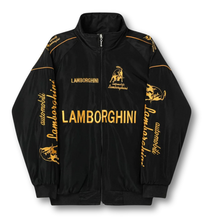 AeroVintage Black & Gold Racing Jacket – Classic edition, view 2
