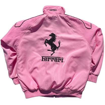 AeroVintage Pink Padded Racing Jacket – vintage motorsport jacket, view 1
