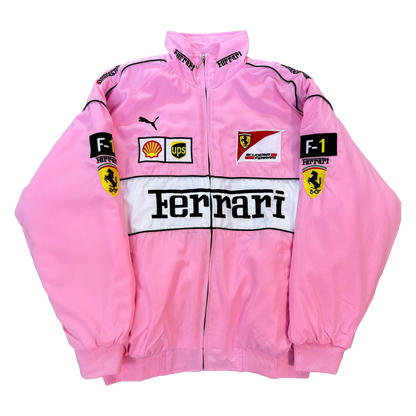 AeroVintage Pink Padded Racing Jacket – Padded edition, view 2