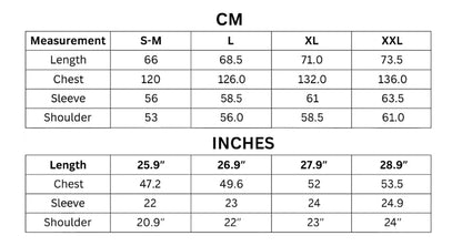 AeroVintage Red & Black Leather Team Racing Jacket size chart – AeroVintage unisex racing jacket sizing
