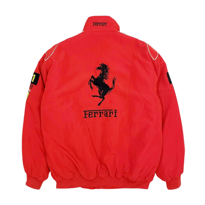 AeroVintage Red & White Padded Racing Jacket – vintage motorsport jacket, view 1
