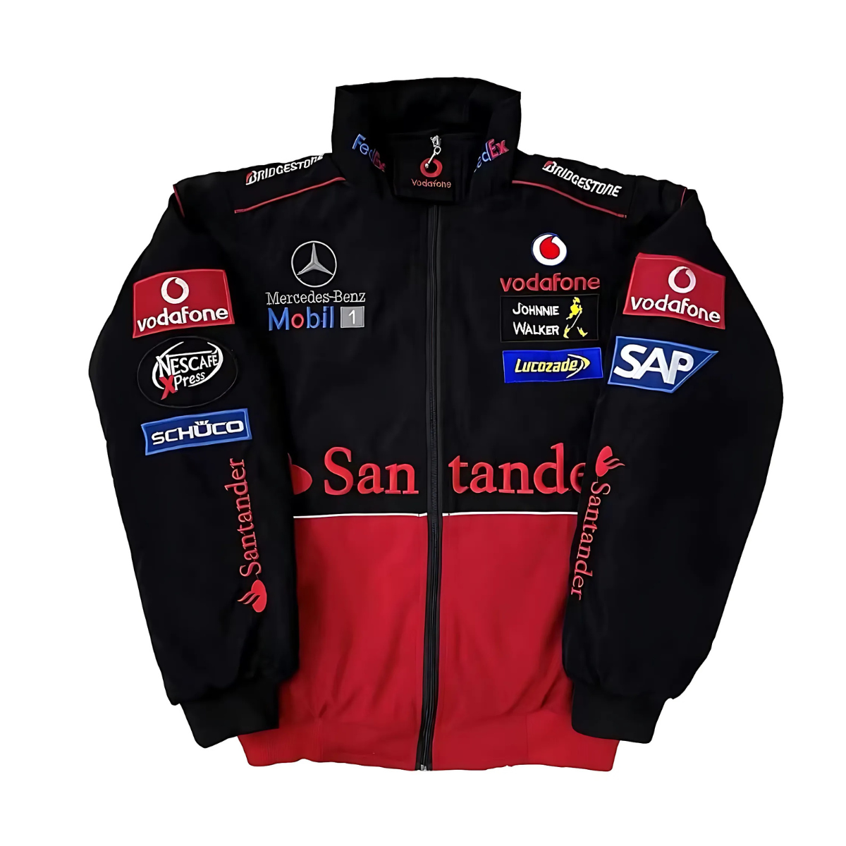 AeroVintage 2008 Era Racing Team Jacket – Classic Red & Black edition, view 3