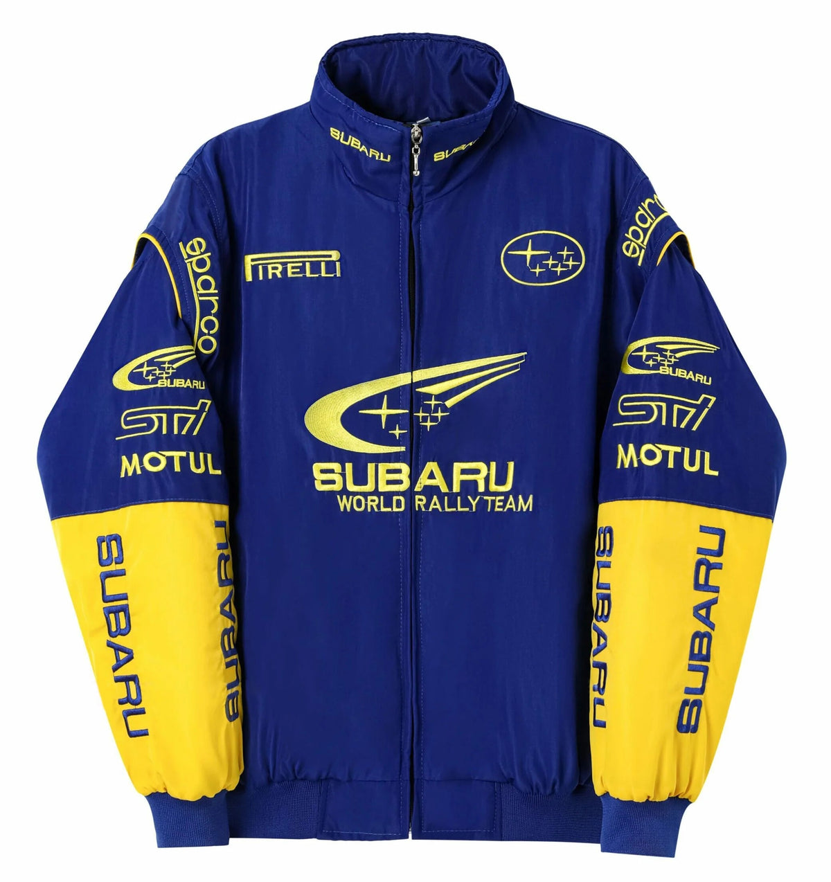 AeroVintage Blue & Yellow Rally Racing Jacket – Classic edition, view 2